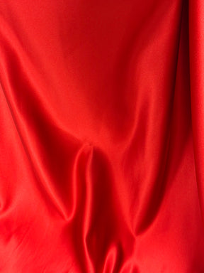 Satin Polyester Écarlate - Contessa