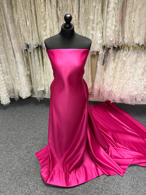Satin Polyester Rose Fuchsia - Contessa