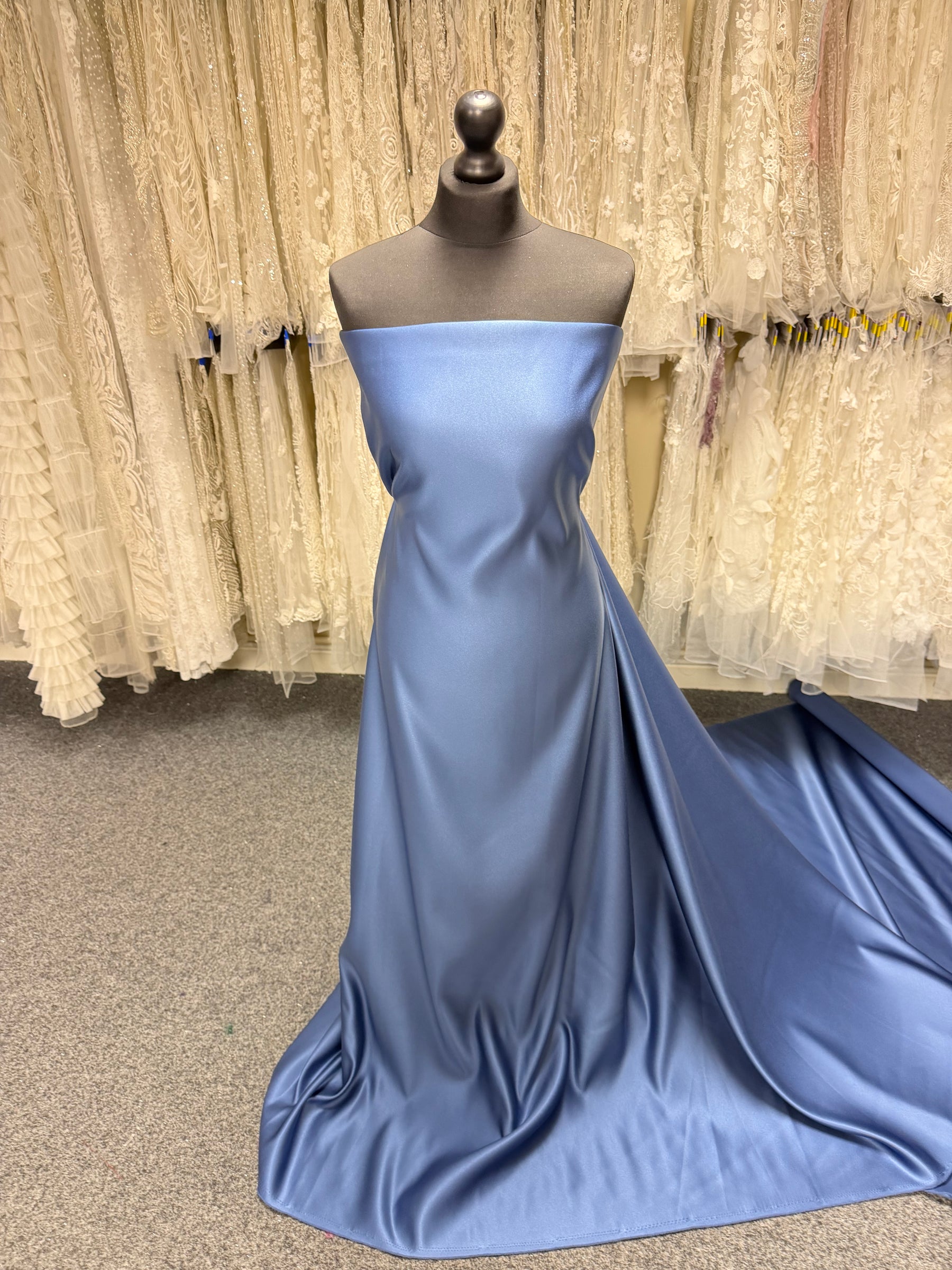 Satin Duchesse Polyester Mineral - Contessa