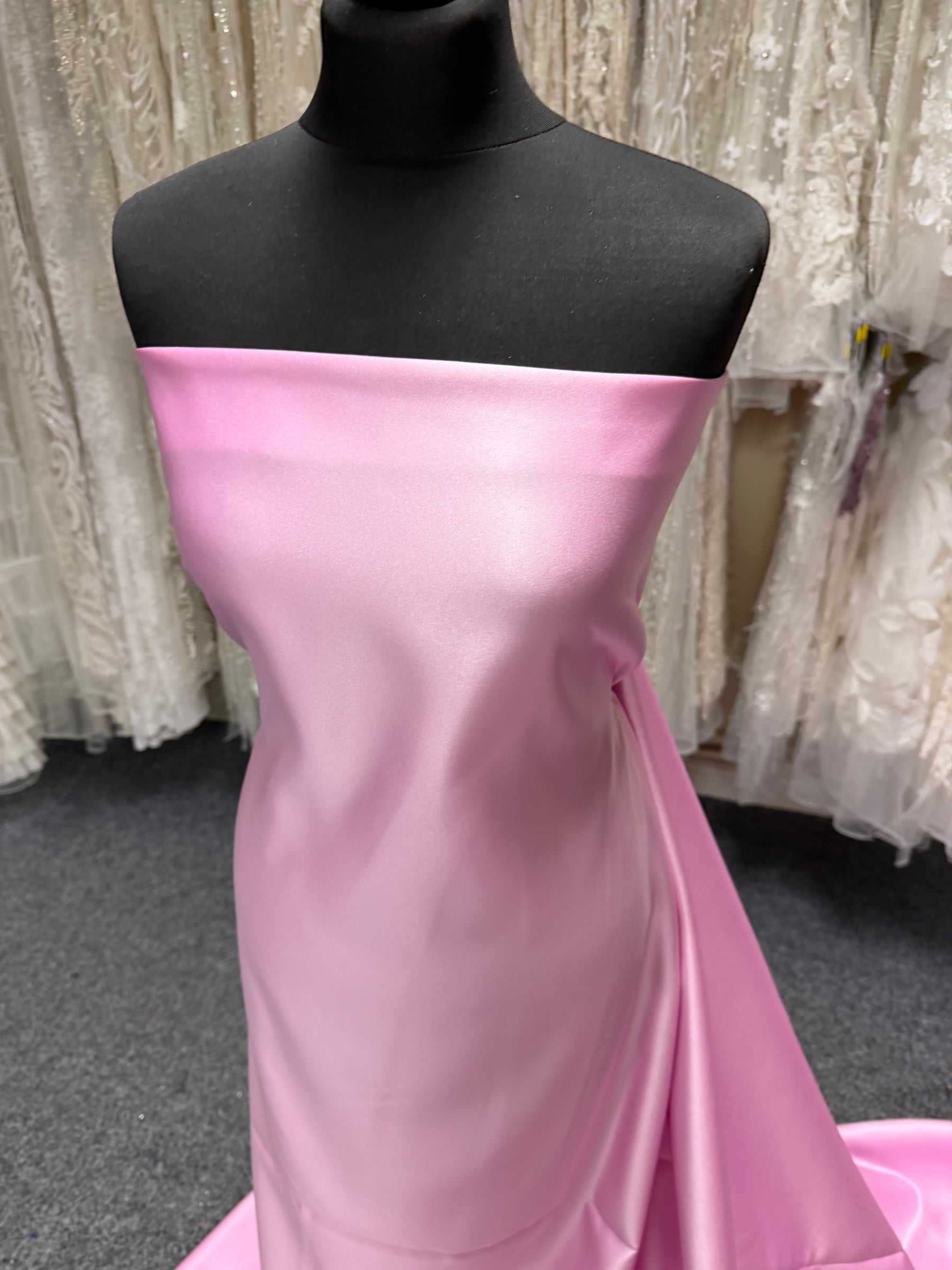 Satin Duchesse Polyester Rose - Contessa