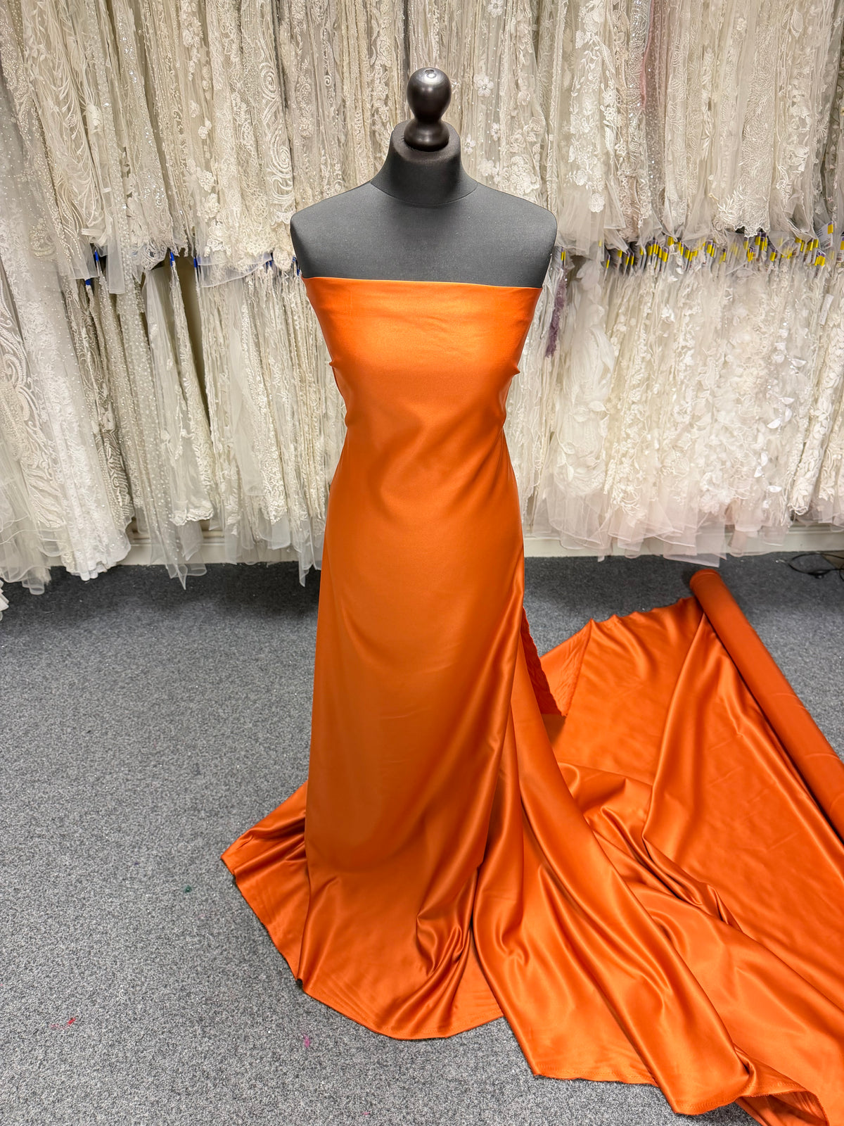 Satin Polyester Cuivre - Majestic