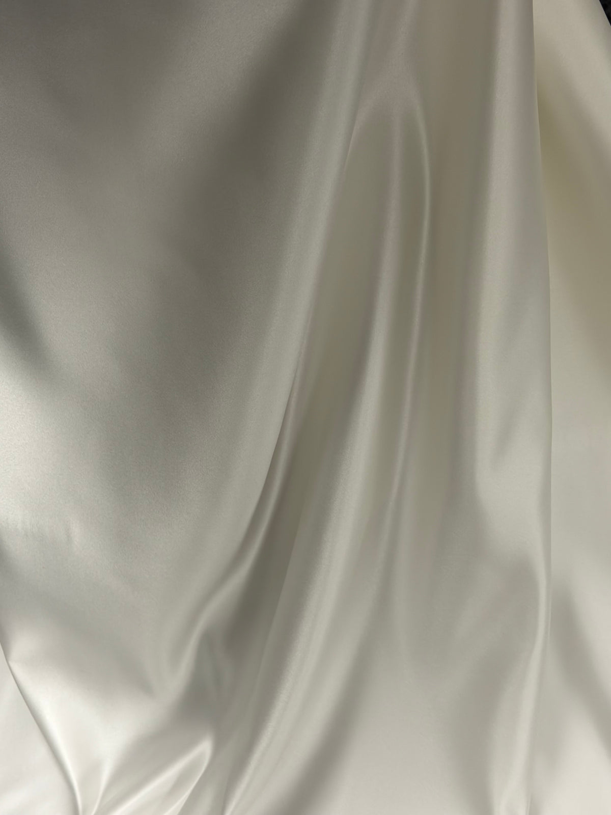 Satin Duchesse Polyester Crème - Contessa