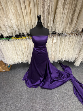 Taffetas de polyester violet foncé - P75