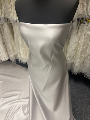 Satin Polyester Argenté - Classique (CF)
