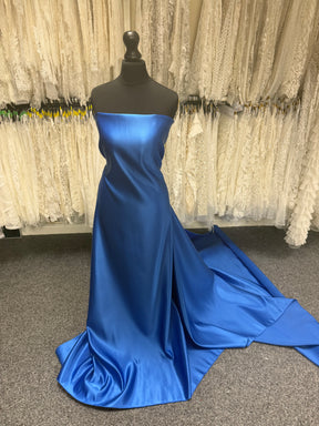 Satin Polyester Bleu Royal - Classique (CF)
