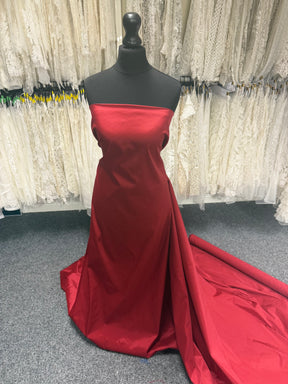 Taffetas de polyester rouge - P75