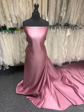 Satin de polyester rose foncé - Contessa