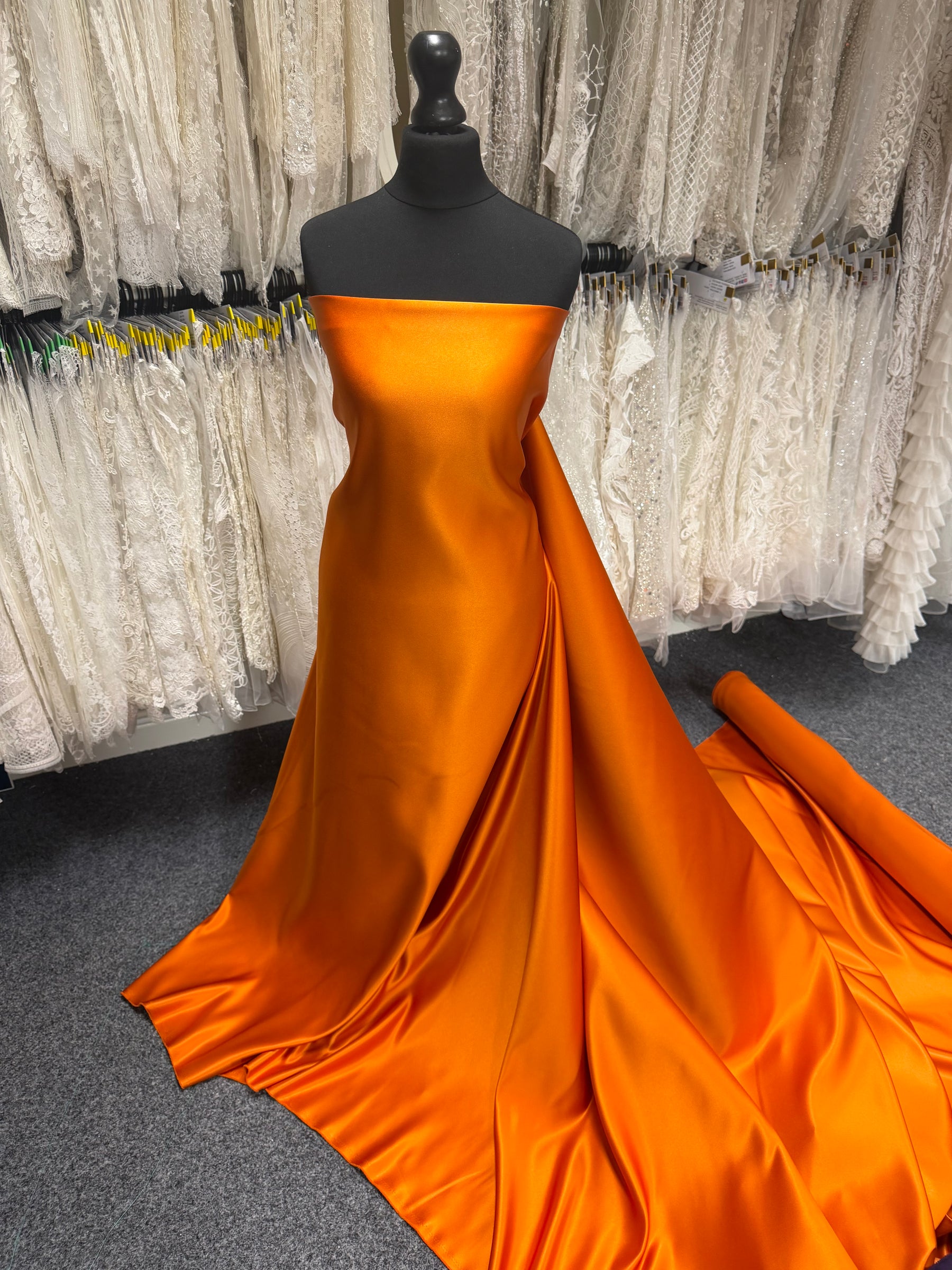 Satin Polyester Orange - Contessa