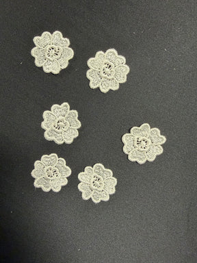 Fleur en guipure ivoire - M24 (sachet de 25)