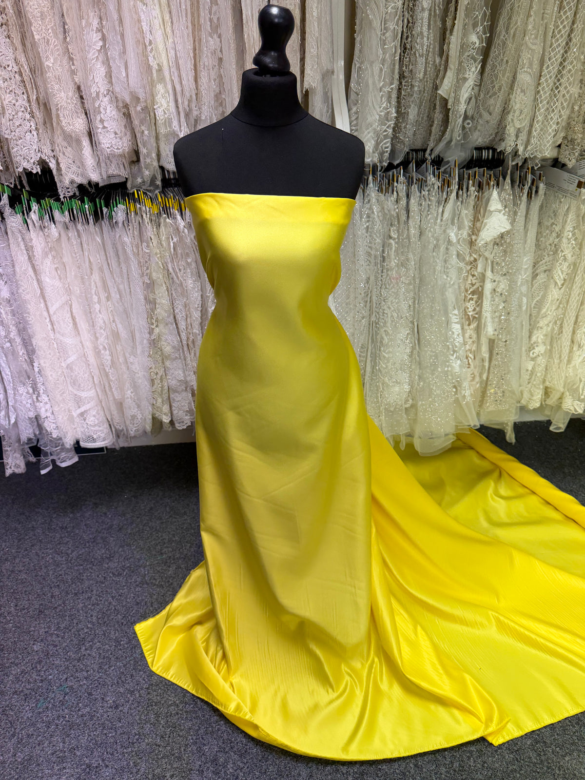 Satin Polyester Citron - Majestic