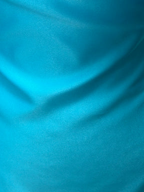 Satin Polyester Turquoise - Majestueux