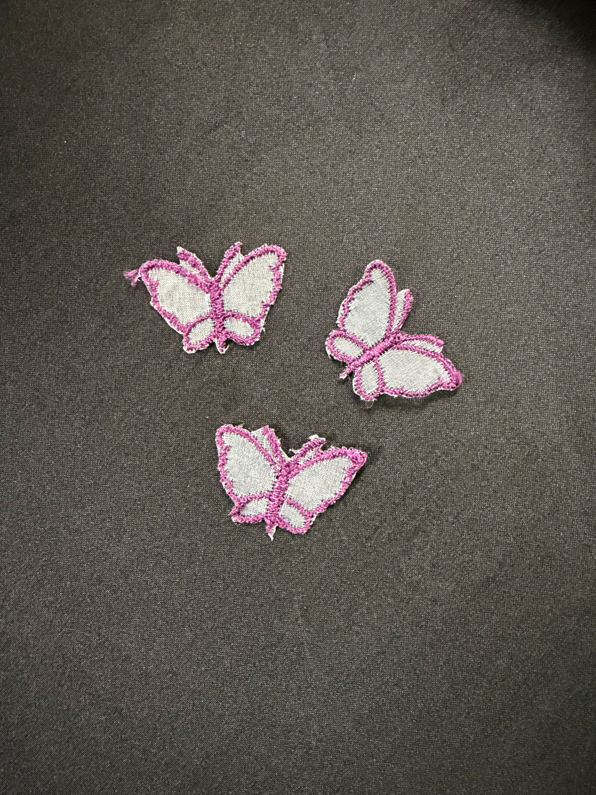 Applique papillon violet - M1