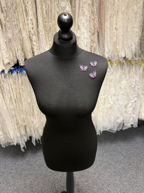 Applique papillon violet - M1