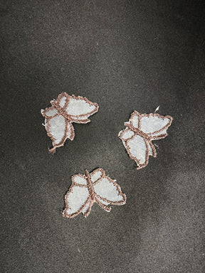 Applique papillon chocolat - M1