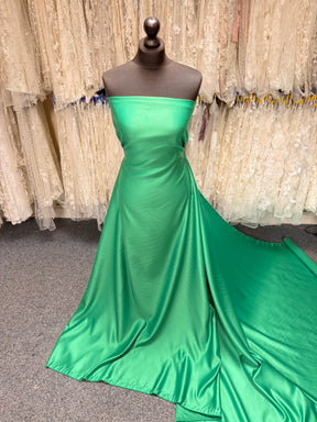 Satin Polyester Émeraude - Majestic