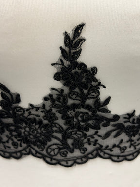 Passementerie en dentelle noire - T271