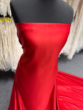 Satin Polyester Écarlate - Majestic