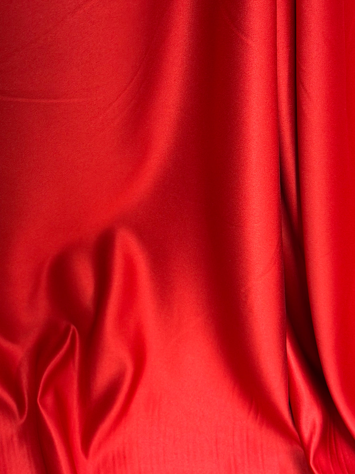 Satin Polyester Écarlate - Majestic