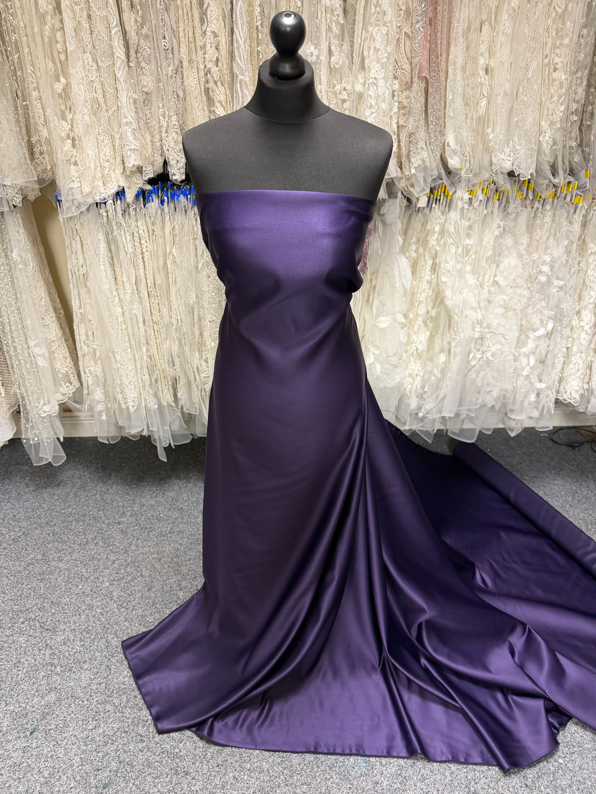 Satin Polyester Améthyste - Majestic
