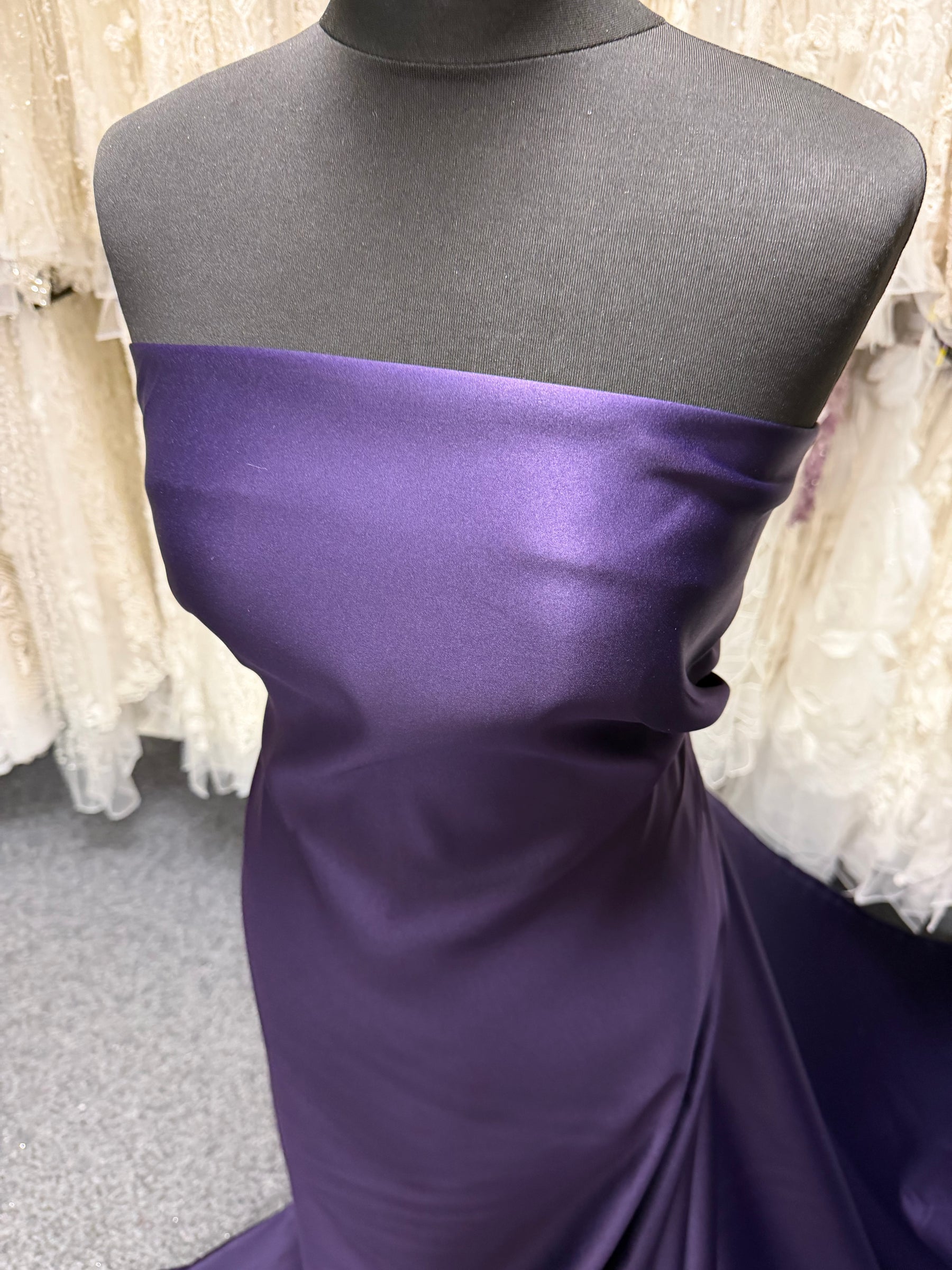 Satin Polyester Améthyste - Majestic