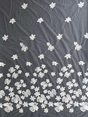 Dentelle brodée ivoire – EB5016