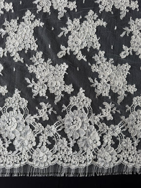 Dentelle Chantilly Cordonnée Ivoire - P237