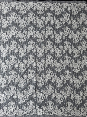Dentelle Chantilly Cordonnée Ivoire - P206