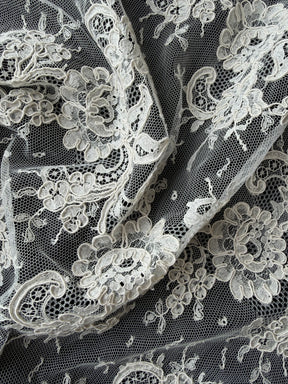 Dentelle Chantilly Cordonnée Ivoire - P206