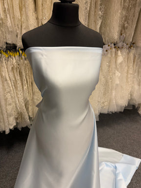 Ice Blue Polyester Satin - Moldova