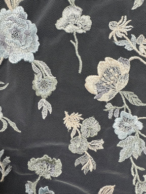 Dentelle brodée multicolore - EB5047