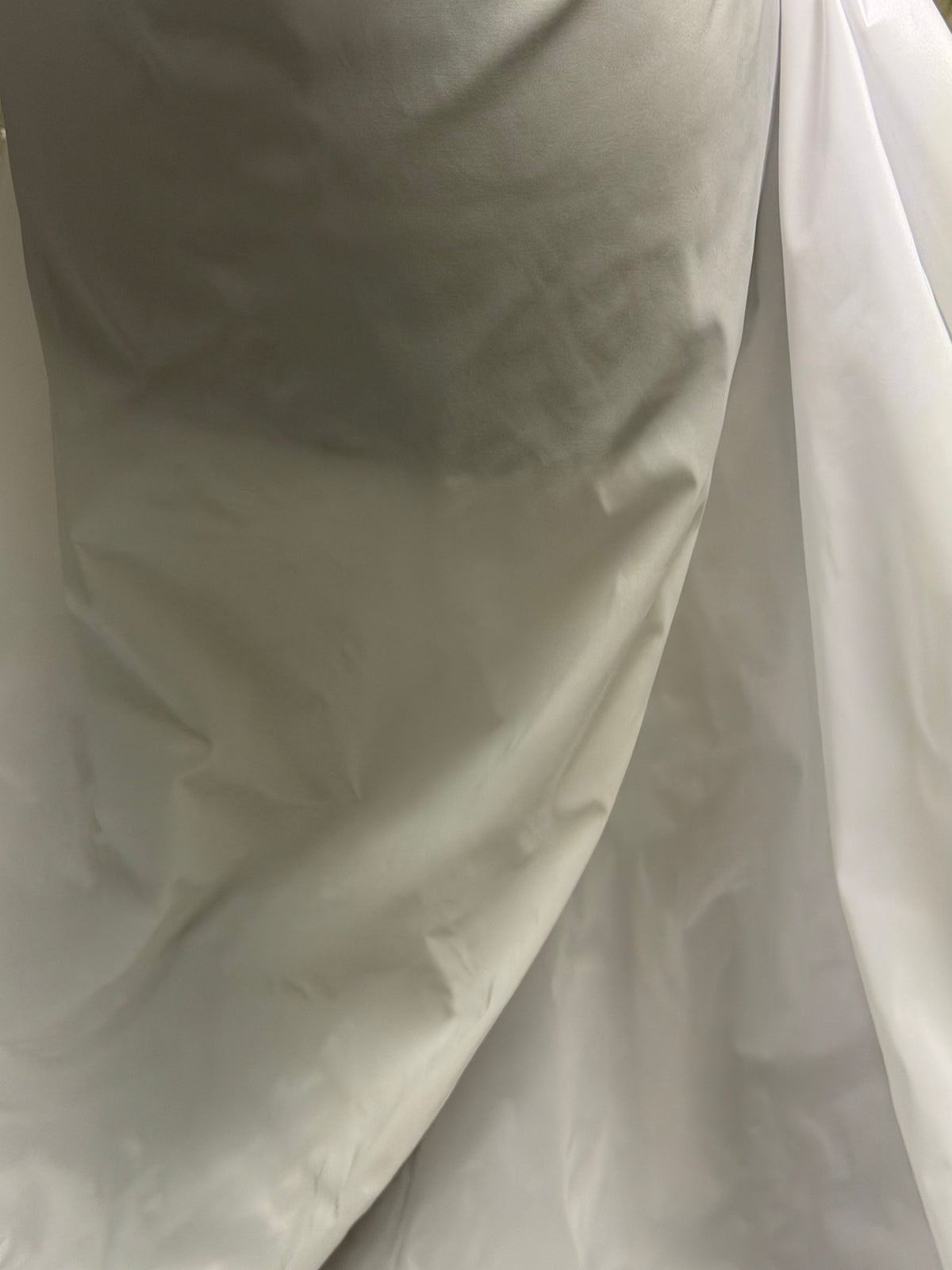 Taffetas Polyester Blanc - Élégance