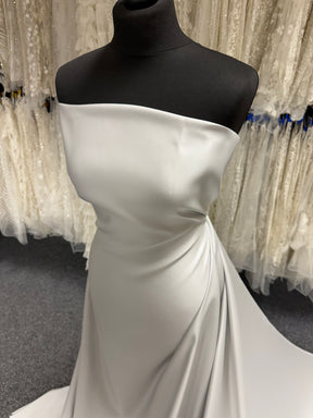 Silver Polyester Satin - Moldova