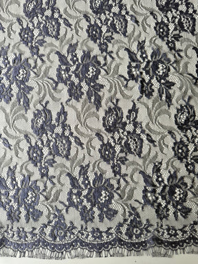 Dentelle Chantilly Raisin & Noire - P176