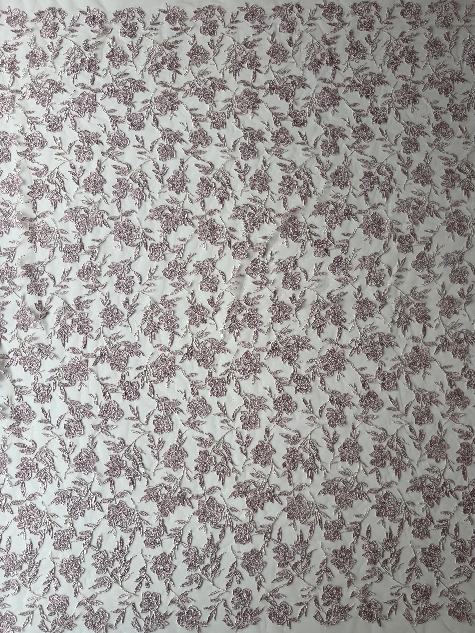 Dentelle brodée rose - EB5048