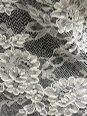 White Corded Lace - P442