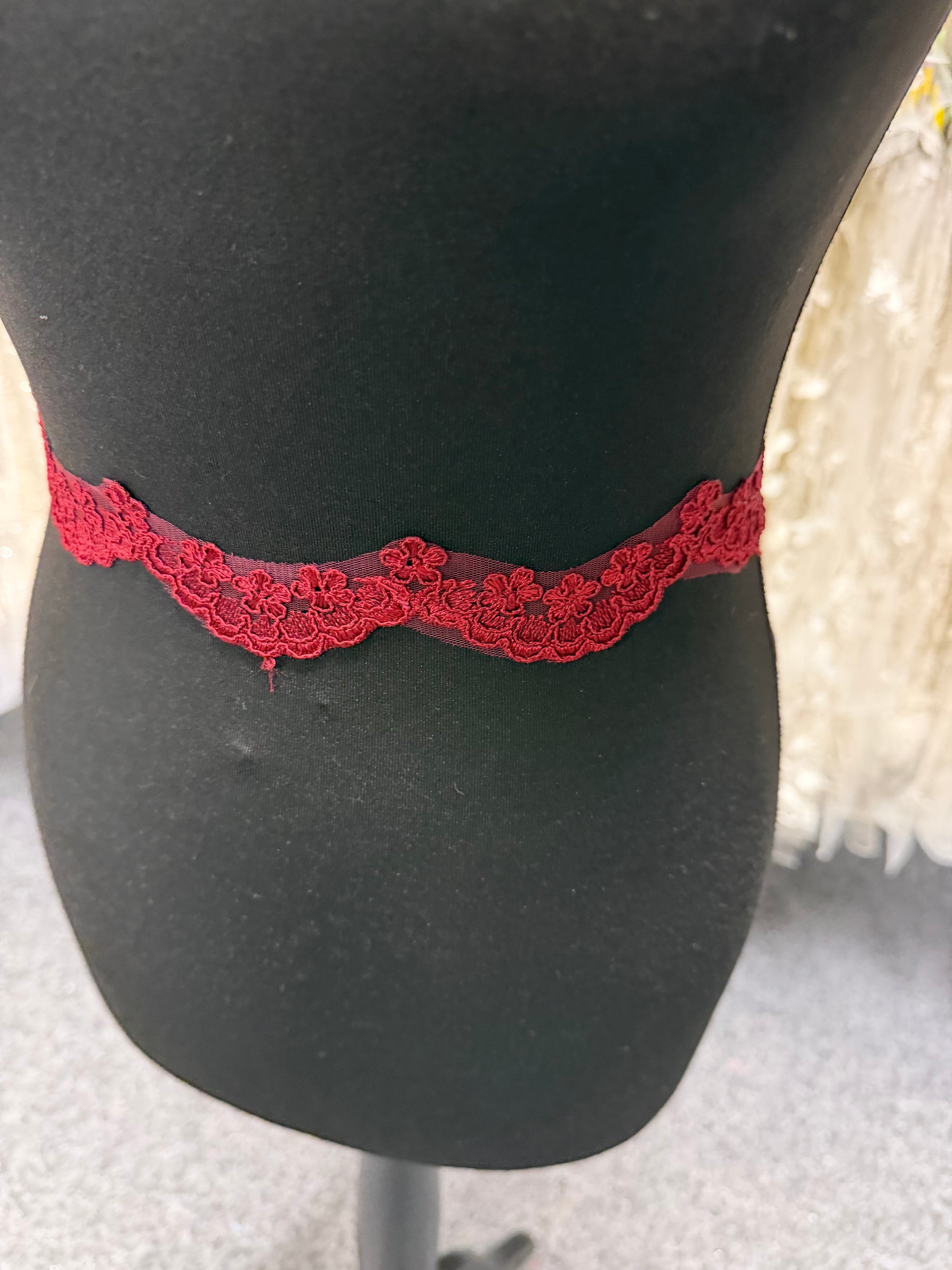 Passepoil cordon vin - T782