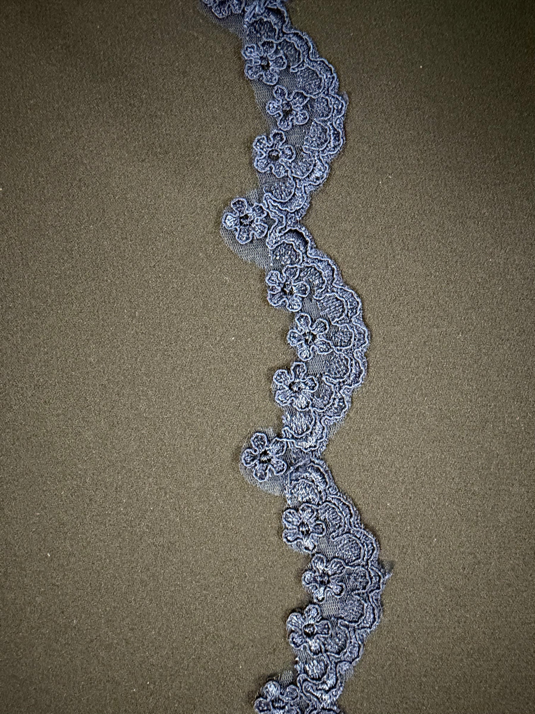Passepoil cordonné bleu marine - T782