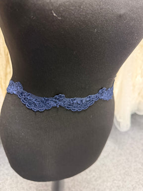 Passepoil cordonné bleu marine - T782