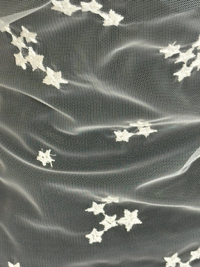 Ivory Embroidered Lace – EU5005