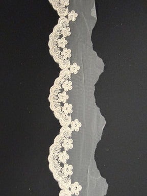Passepoil cordonné rose coquille - T782