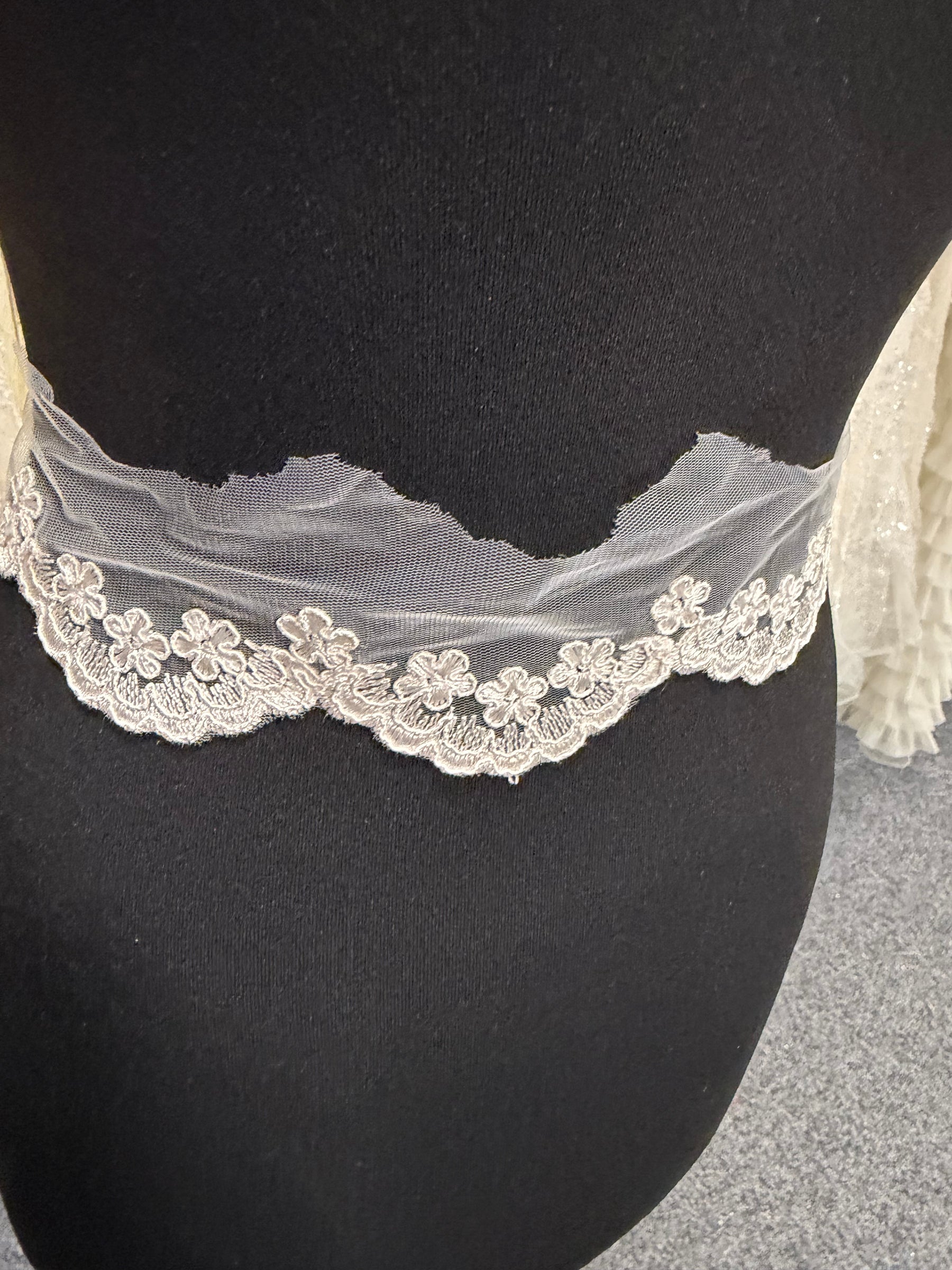 Passepoil cordonné rose coquille - T782