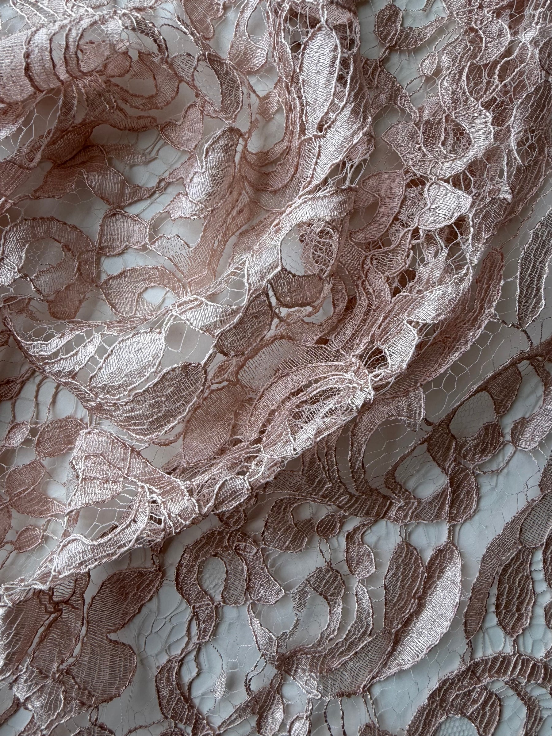 Dentelle Italienne Rose Pâle - P883