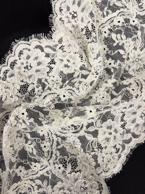 Galon en dentelle cordée ivoire pâle – Eloise