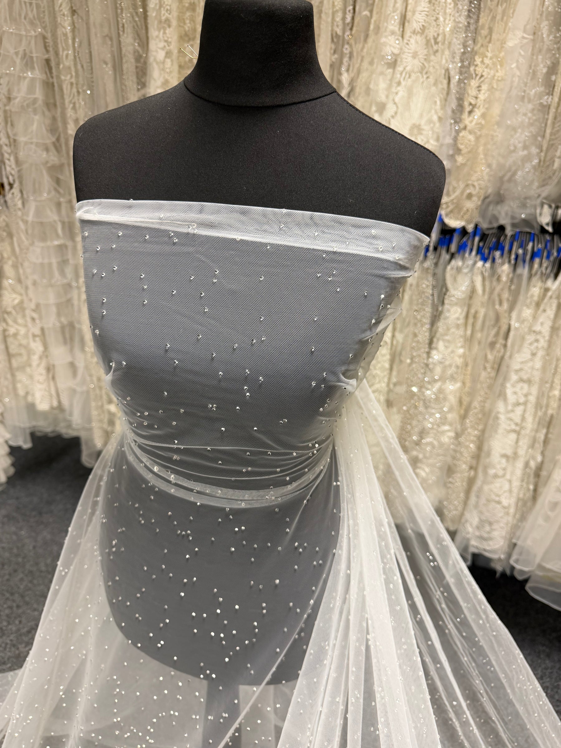 Tulle Perlé Ivoire - Sync
