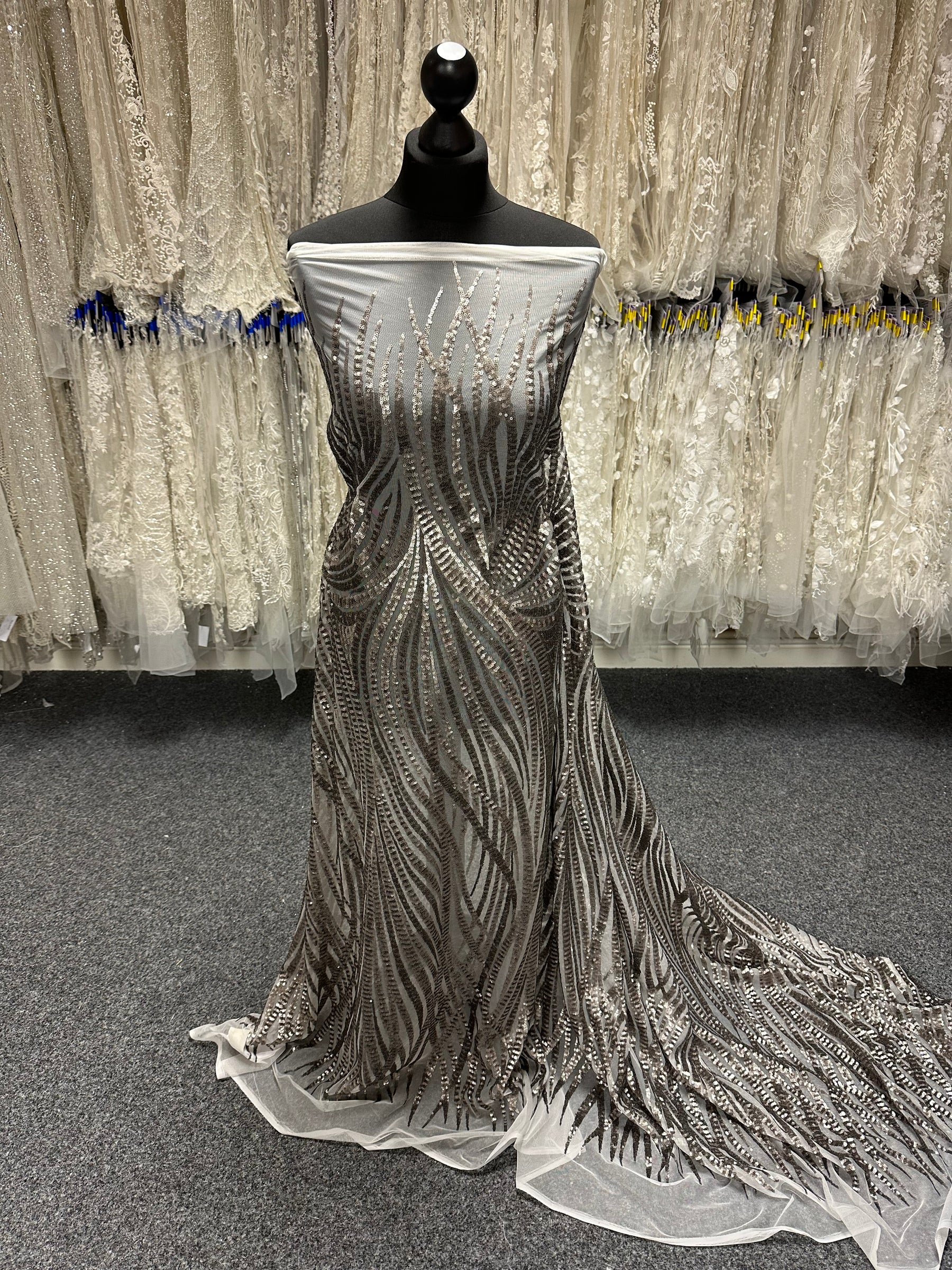 Tricot noir à paillettes - Glitz