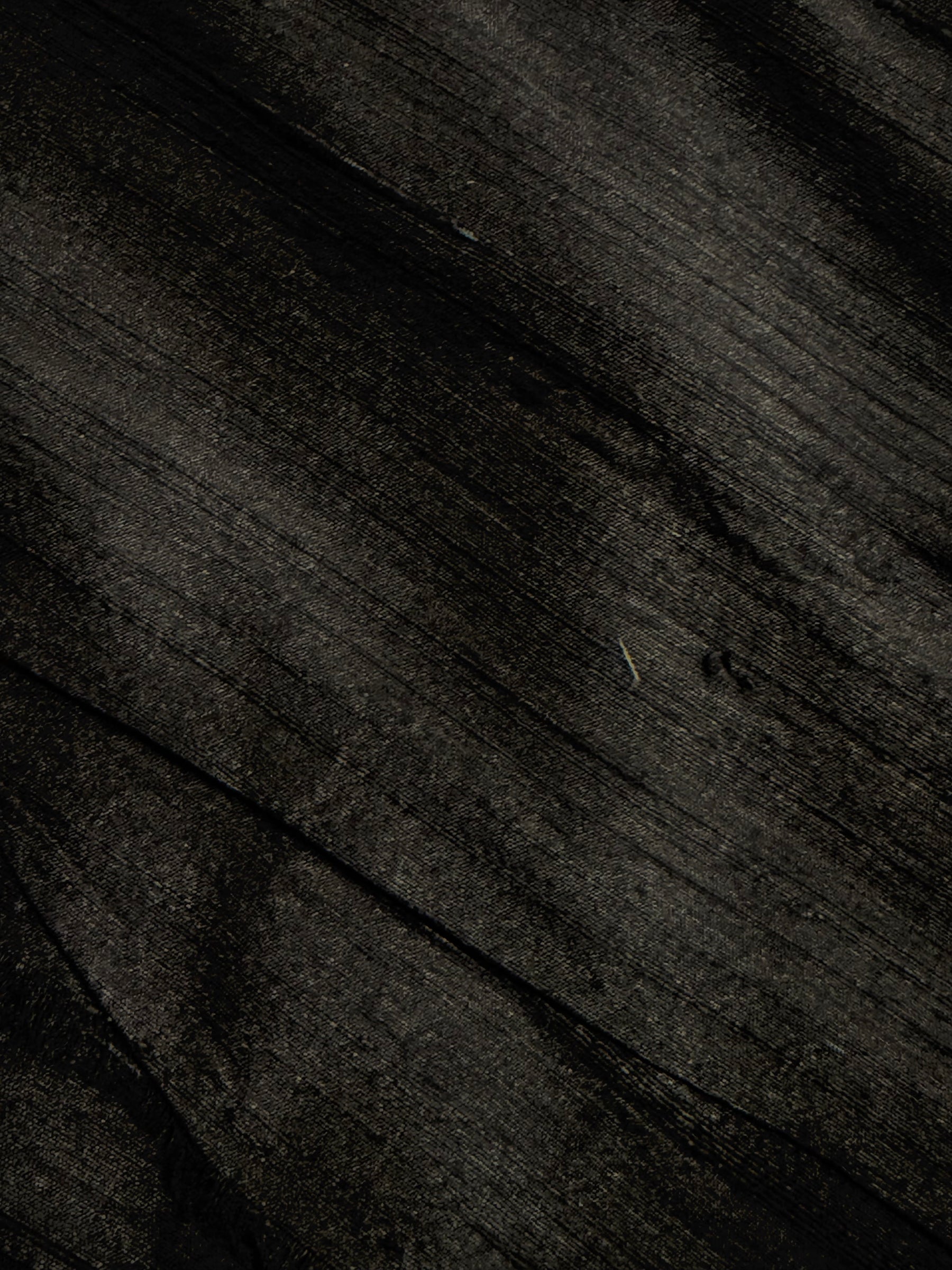 Dupion de soie noir – Intaglio