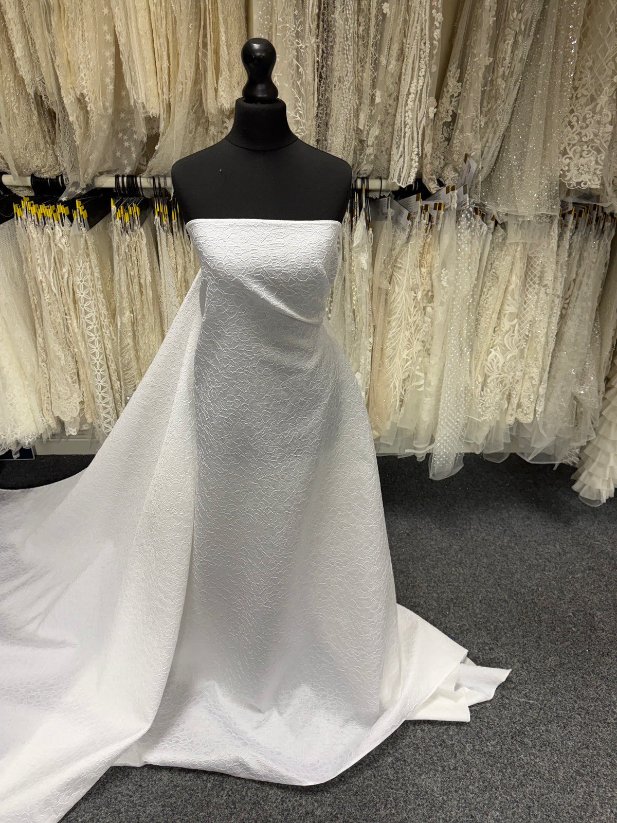 Jacquard blanc - P659