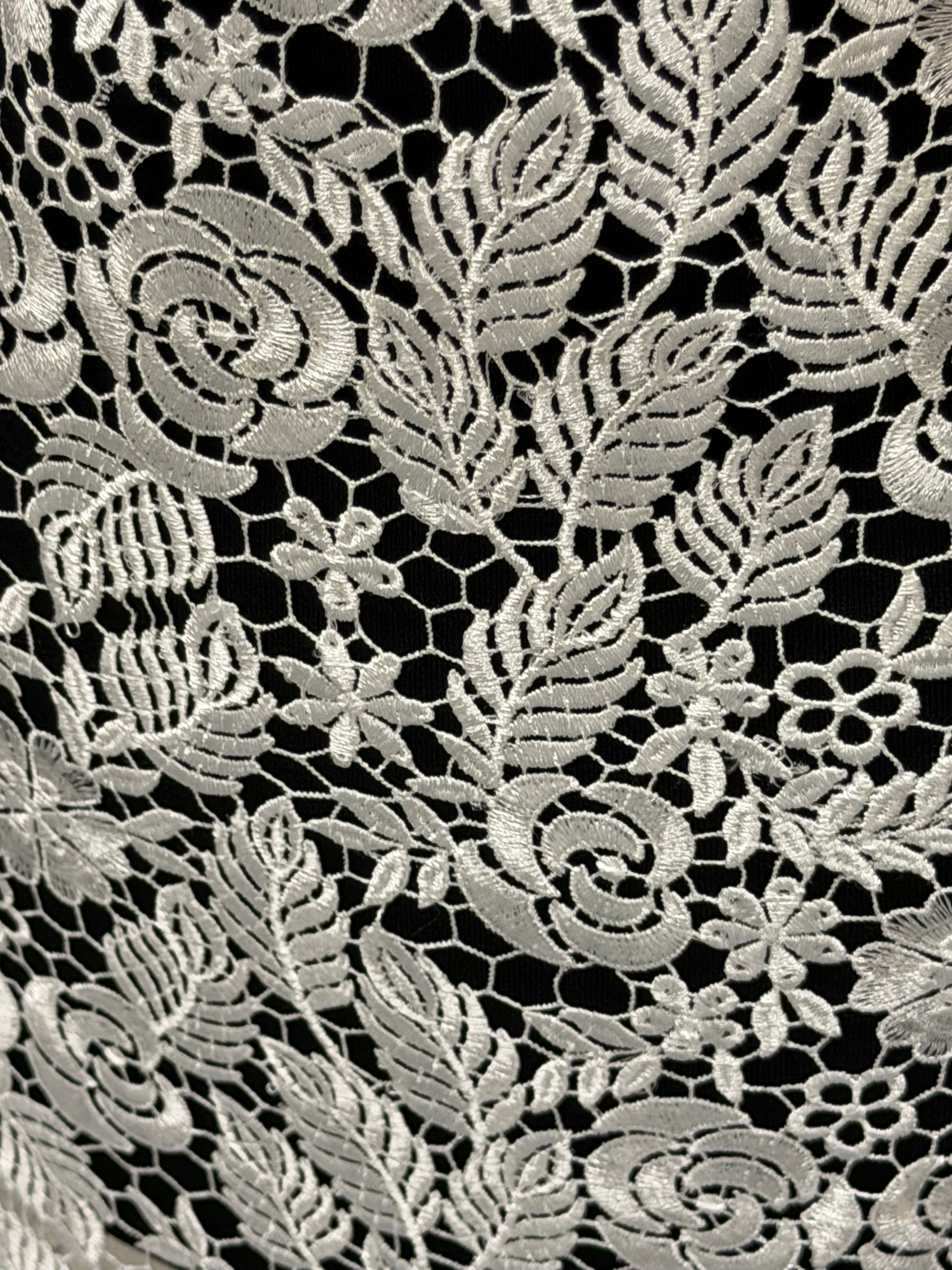Dentelle Guipure Ivoire - P428