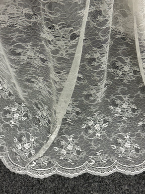 Ivory Raschel Lace - P368