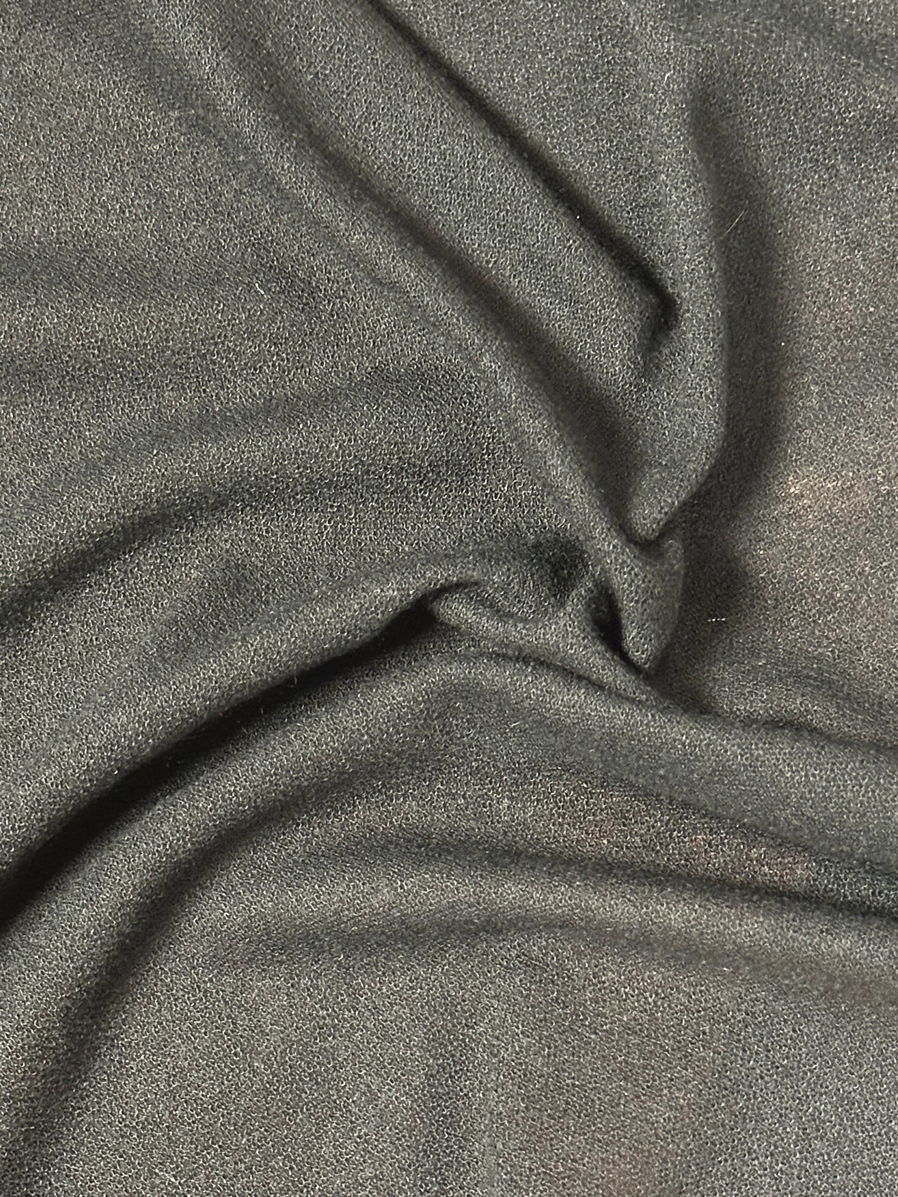 Crêpe tricotée noire - Volcan 